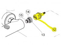 CARTUCHO CAUDAL INVERSOR TERMOSTATICA IDEAL STANDARD